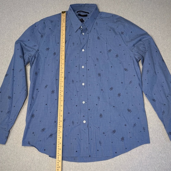 COPY - Louis Vuitton classic shirt moon man design. LV size 4L, U.S size 4x-5x. - Picture 3 of 8